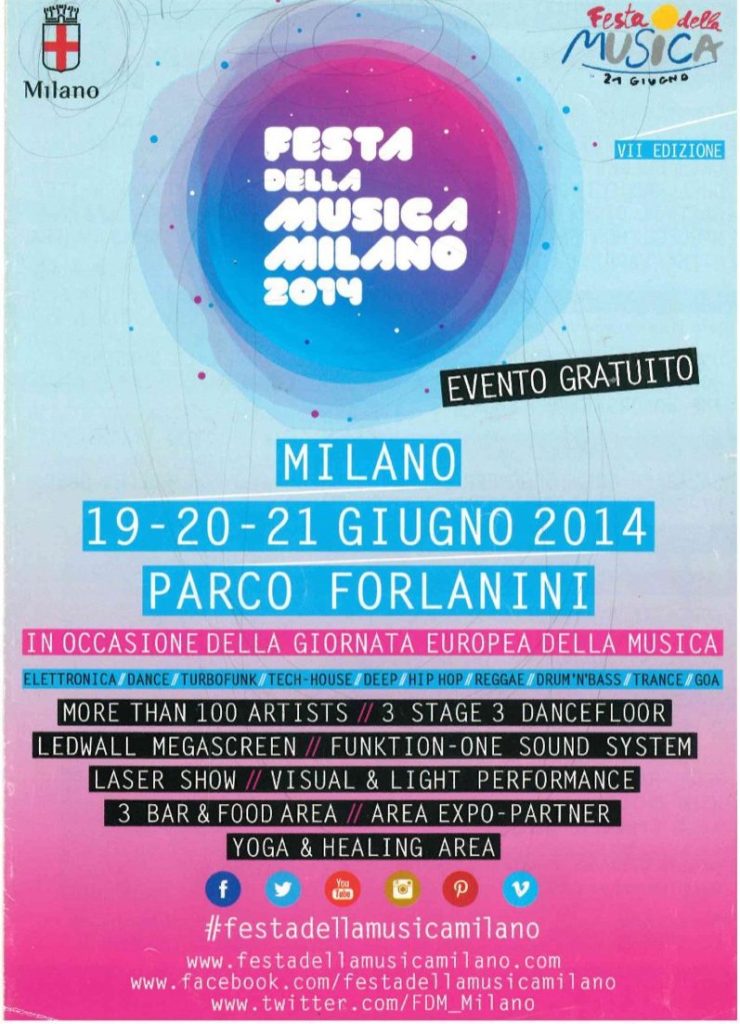 Locandina Festa della Musica · 2014