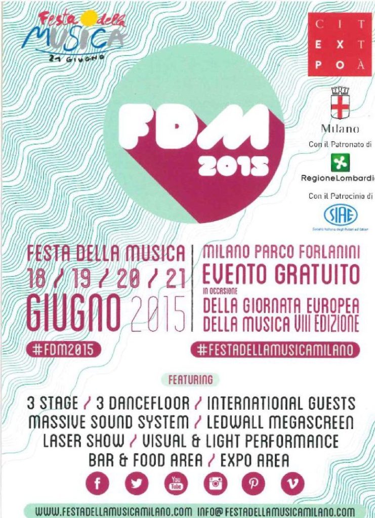 Locandina Festa della Musica · 2015