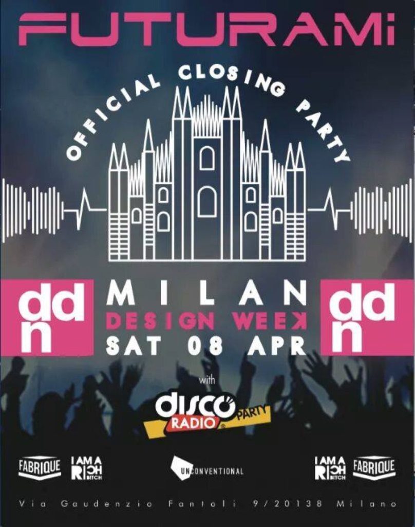 Locandina Futurami Design Week · 2017