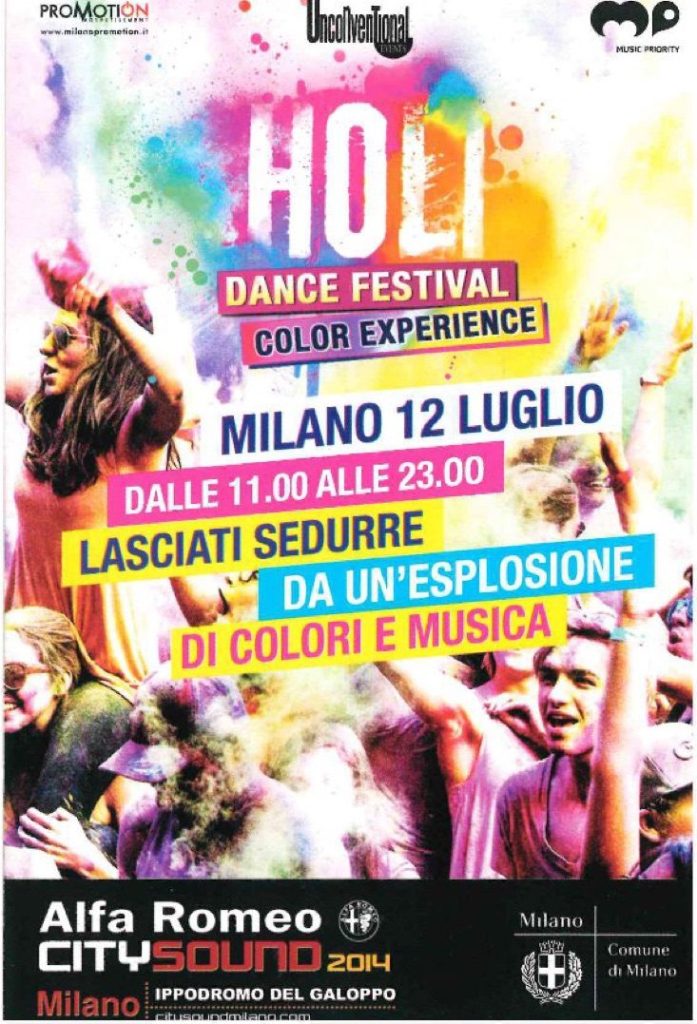 Locandina Holi Dance Festival · 2014
