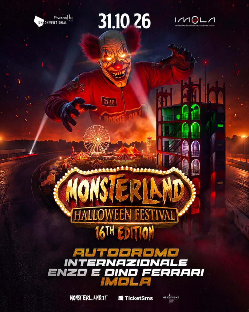 Locandina Monsterland Halloween Festival 2026, Autodromo di Imola